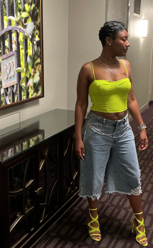 Lime Green Top