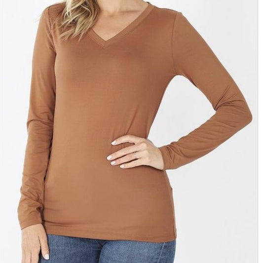Basic Long Sleeve(Deep Camel)